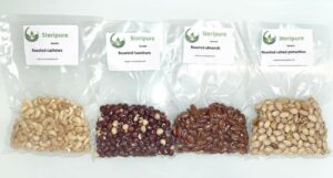 Samples of roasted products