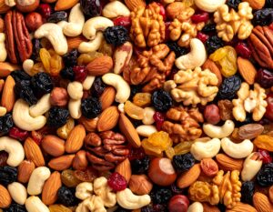 mélanges de fruits secs
